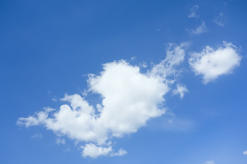 Image showing blue sky with clouds