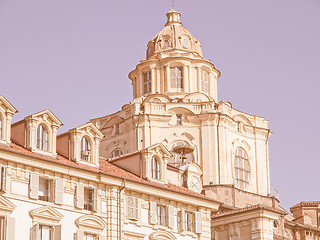 Image showing San Lorenzo church, Turin vintage