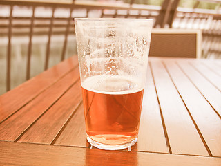 Image showing  Beer drink vintage