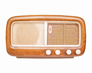 Image showing  Old AM radio tuner vintage