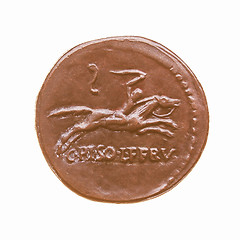 Image showing  Coin isolated vintage