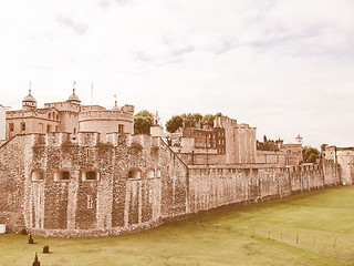 Image showing Tower of London vintage