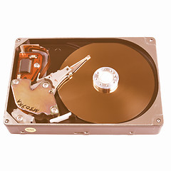 Image showing  PC hard disk vintage