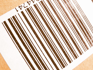 Image showing  Bar code vintage