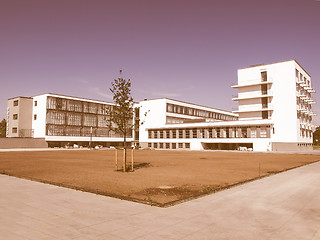 Image showing Bauhaus, Dessau vintage