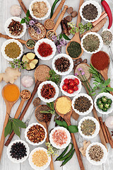 Image showing Healthy Herbs and Spices