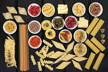 Image showing Healthy Pasta Selection