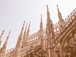 Image showing Duomo, Milan vintage