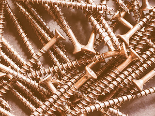 Image showing  Wood screw vintage