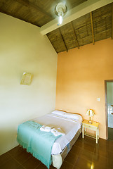 Image showing native hotel room pacific coast ecuador