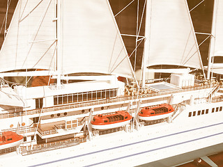 Image showing  Ship picture vintage