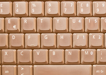 Image showing  Computer keyboard vintage