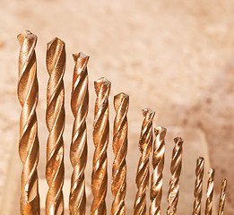 Image showing  Drill bits vintage