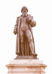 Image showing Gutenberg Monument vintage