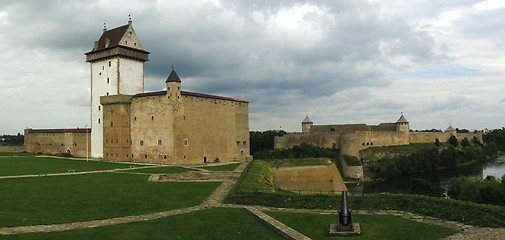 Image showing narva castle panorama