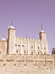 Image showing Tower of London vintage