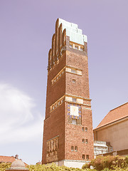 Image showing Wedding Tower in Darmstadt vintage
