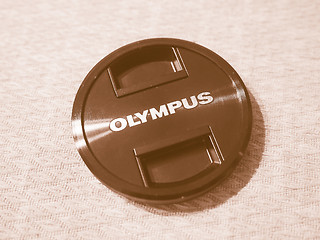 Image showing  Olympus lens cap vintage