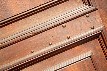 Image showing door    in italy   traditional  texture  