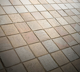 Image showing brick in london   the    abstract    texture of a ancien wall an