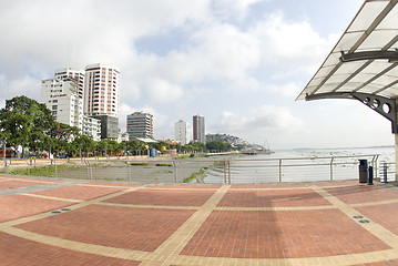 Image showing view of guayaquil ecuador from malecon 2000