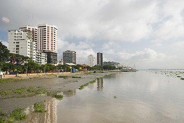 Image showing view of guayaquil ecuador from malecon 2000