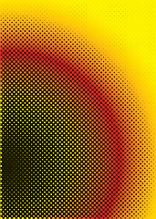 Image showing halftone warm