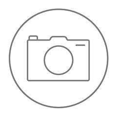 Image showing Camera line icon.