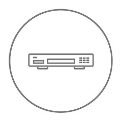 Image showing Video recorder line icon.