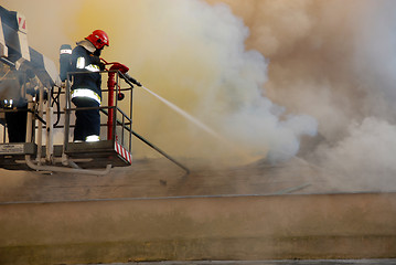 Image showing fireman