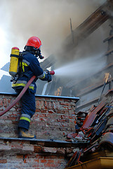 Image showing fireman