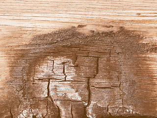 Image showing  Burned wood vintage