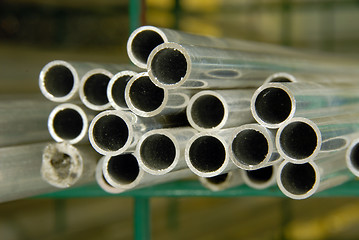 Image showing steel pipes