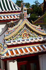 Image showing asia  thailand  in  bangkok sunny  temple abstract cross colors 