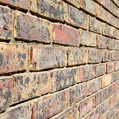 Image showing in london   the    abstract    texture of a ancien wall and ruin