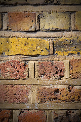 Image showing in london   the    abstract    texture of a ancien wall and ruin