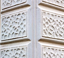 Image showing brick in london   the    abstract    texture of a ancien wall an