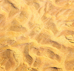 Image showing brown dry sand in sahara desert morocco africa erosion and abstr