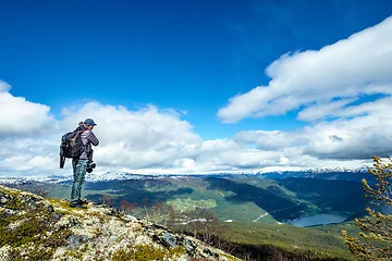 Image showing Nature photographer