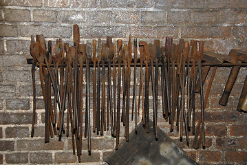 Image showing tools in an old smithy