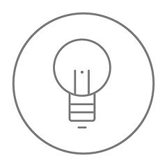 Image showing Lightbulb line icon.