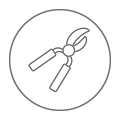 Image showing Pruner line icon.