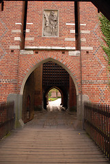 Image showing entrance gate of the castle