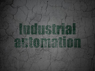 Image showing Industry concept: Industrial Automation on grunge wall background