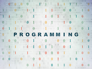 Image showing Programming concept: Programming on Digital Paper background