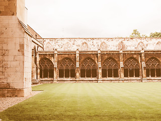 Image showing Westminster Abbey vintage