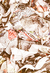 Image showing  Newspapers wrap vintage