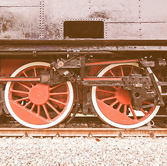 Image showing  Steam train vintage