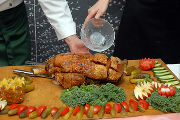 Image showing catering food