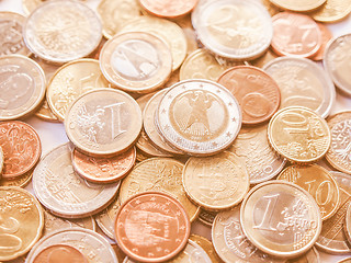 Image showing  Euro coin vintage